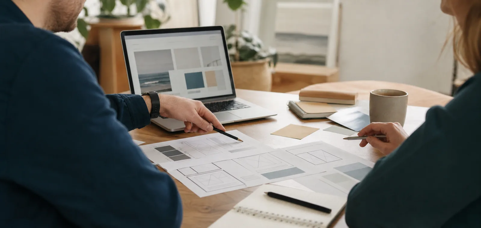 Proceso colaborativo de Marketing Villalba para organizar estrategia, contenido y desarrollo digital